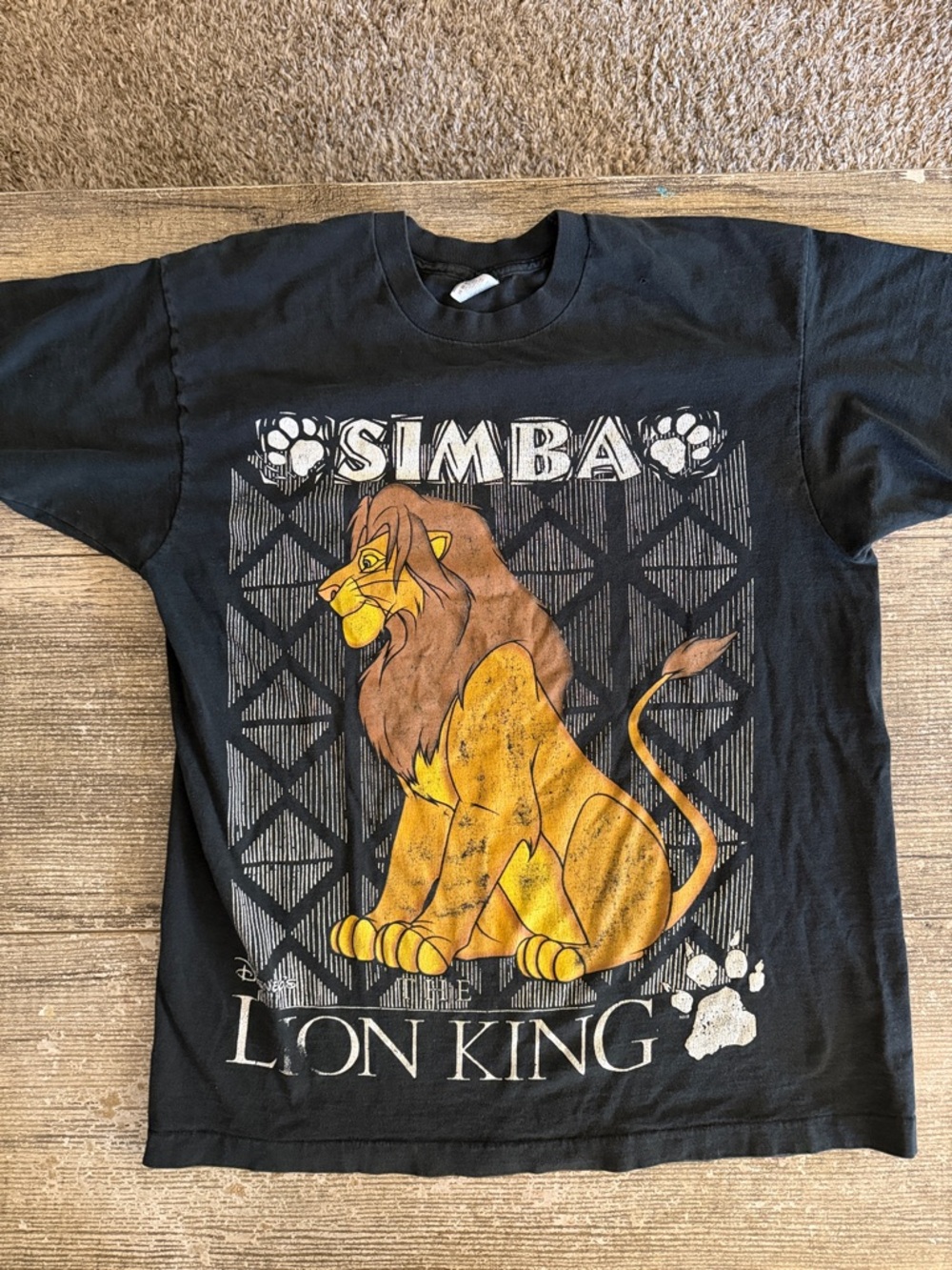 Disney vintage Lion King adult Simba graphic t-shirt